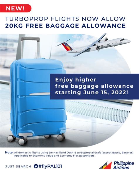 free baggage allowance in pal.